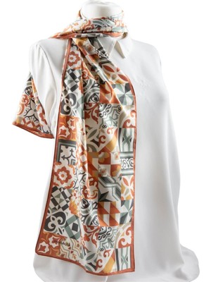 I109 Modabutik Geometrik Desenli Kadın Fular