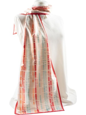 Modabutik Çizgi Desenli Fular