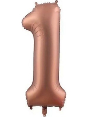 Aloha Concept 1 Yaş Kahve Rakam Balon