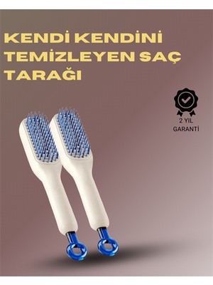 Astraltech Kendini Temizleyen Masajlı Saç Tarağı – Anti-Statik, Ergonomik Tasarım