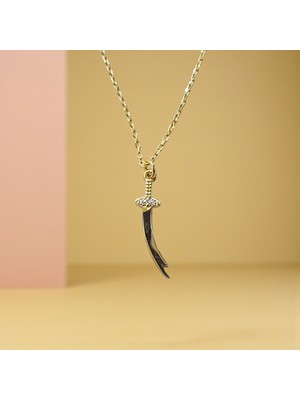 Nova Grup Zülfikar Kılıcı Hz. Ali Kılıcı 14 Ayar Altın Kolye