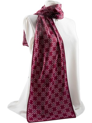 I10 Geometrik Desenli Fular 30X140