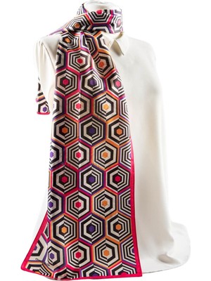 Modabutik Geometri Desenli Fular