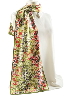 Modabutik Geometri Desenli Fular