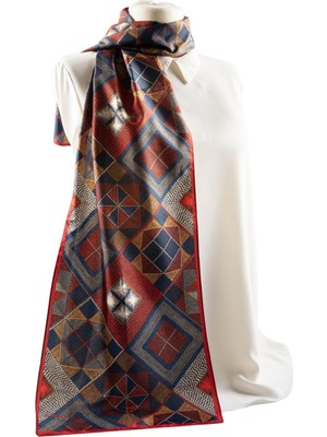 I92 Modabutik Geometri Desenli Fular