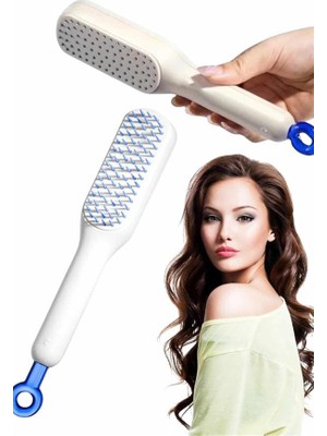 Astraltech Kendi Kendini Temizleyebilen Hijyenik Saç Fırçası Anti-Statik Teknolojisi