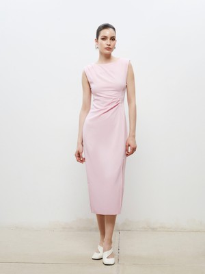 Soulife Key Dokuma Elbıse K.kol