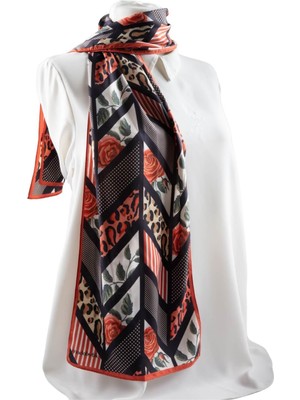 Modabutik Gül Desenli Kadın Fular