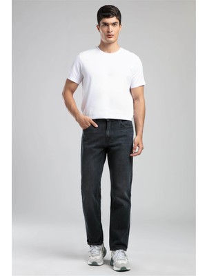 Lee Cooper Rico Normal Bel Dar Kesim Düz Paça Gri Erkek Jean Pantolon