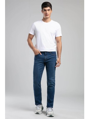 Lee Cooper Marco Normal Bel Dar Kesim Düz Paça Erkek Jean Pantolon