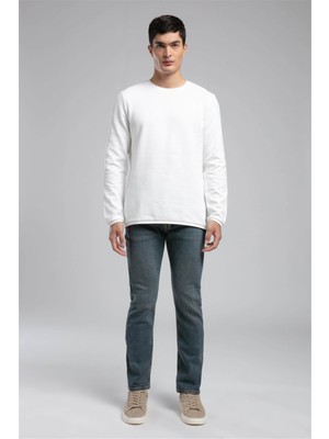 Lee Cooper Harry Normal Bel Düz Kesim Düz Paça Mavi Erkek Jean Pantolon