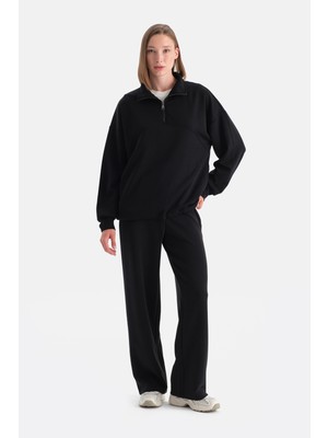 Dagi Kadın Modal Bol Paça Pantolon L Regular Fit Polyester Kumaş ile Casual Stil