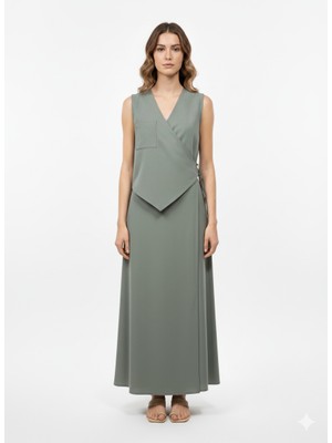 Volans Moda Yelekli Takım