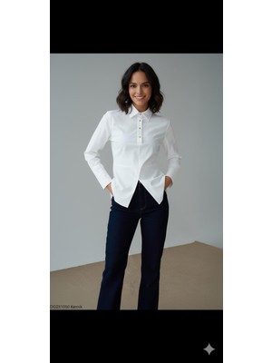 Volans Moda 251050 Tasarım Poplin Gömlek