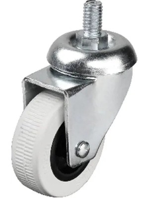 Buğz 332 - 50X20 mm Çift Bilyalı Vidalı Teker 4 Adet