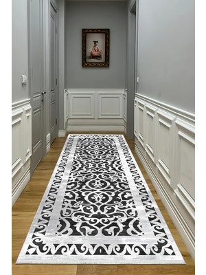 Bazaar Forum Pamuk Taban Dijital Baskı Kaymaz Tüy Dökmeyen Makinada Yıkanabilir Salon Halısı Mutfak Halısı