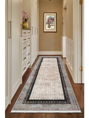 Bazaar Forum Pamuk Taban Dijital Baskı Kaymaz Tüy Dökmeyen Makinada Yıkanabilir Salon Halısı Mutfak Halısı