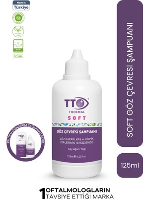 TTO Thermal Soft Göz Çevresi  Şampuanı 125 ml