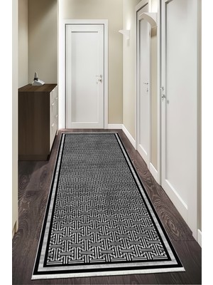 Bazaar Forum Pamuk Taban Dijital Baskı Kaymaz Tüy Dökmeyen Makinada Yıkanabilir Salon Halısı Mutfak Halısı