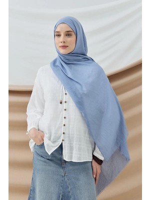 Tesettür Diyarı Aya Serisi Şal- Marin