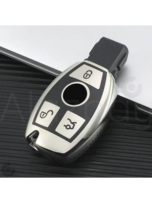 Alazpay Mercedes A B C E S G Serisi Gl Gla Glc Cla Cls Amg Parlak Tpu Anahtar Kılıfı