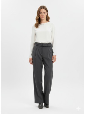Volans Moda 72210 Kemerli Bol Kesimli Pantolon