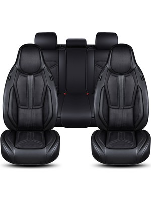 Minderland Fs Deri Serisi Ford Tourneo Courier 2014-2023 Ile Uyumlu Takmatik Kılıf, Siyah