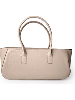 Ecrou 3032 Dikdörtgen Kasa Omuz Çantası Vizon