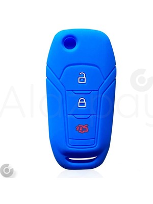 Alazpay Ford Mondeo Kuga Focus Fiesta Puma Ranger Ecosport B Max C Max S Max Silikon Anahtar Kılıfı