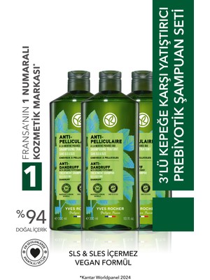 Yves Rocher En Sevilenler 3'li Kepeğe Karşı/anti Pelliculaire Şampuan SETI-9916964