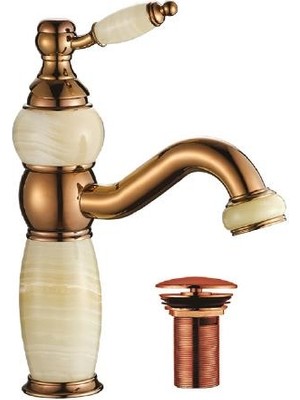 Penta Vırgo Lavabo Bataryası Rose Bronz 3351