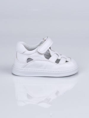 World Kids 7710 Hakiki Deri Ilk Adım Ayakkabı Pudra - 22