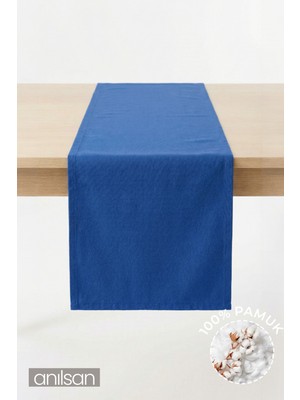 Anılsan 40x110 cm Mavi Masa Runner