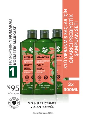 Yves Rocher En Sevilenler 3'lü Yıpranmış Saçlar / Reparation Şampuan SETI-9916965