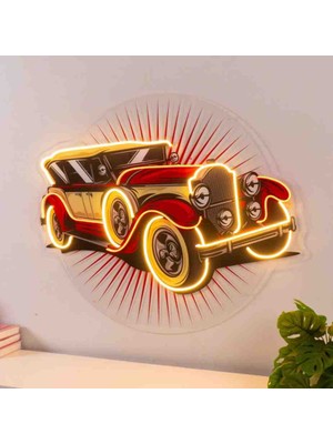 Kamer Neon LED Işıklı Pop Art Sanatsal Tablo