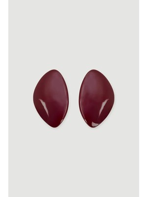 Gusto Minimal Küpe - Kırmızı