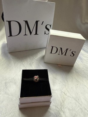 DMs Silver Çiçekli Kelebek Gümüş Charm'ı