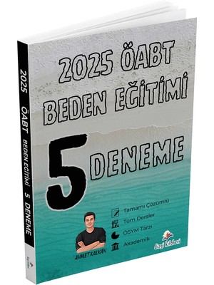 Dizgi Kitap 2025 Öabt Meb-Ags Beden Eğitimi Öğretmenliği 5 Deneme Çözümlü