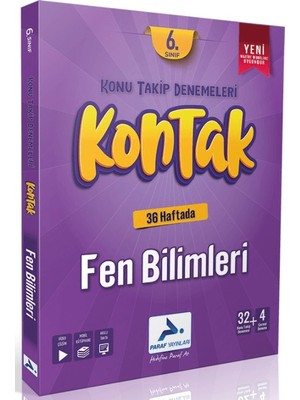 Paraf Yayınları Paraf 6. Sınıf Fen Bilimleri 36 Kontak Deneme