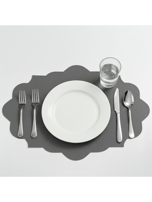 Grand Fine Art 2 Adet Deri Dikdörtgen Amerikan Servis 33X44 cm Simetrik Desenler Serisi 119