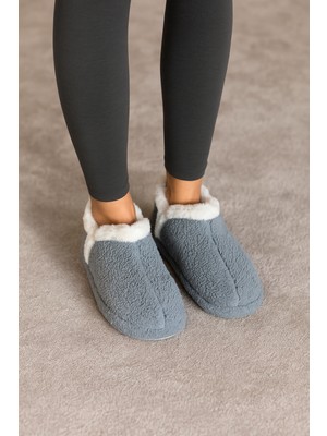 Redtan Kadın Panduf | Ev Ayakkabısı | Hafif Kaymaz Taban | Ev Botu