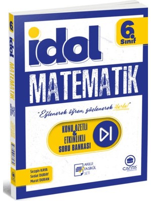 Çanta Yayınları 6. Sınıf Idol Matematik Konu Özetli & Etkinlikli Soru Bankası