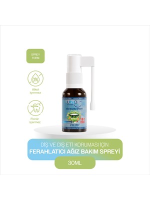Ya Da Multicosmetics Uno Ağız Bakım Spreyi 30 ml Tam Koruma Sağlayan Ferahlatıcı Vegan Formül