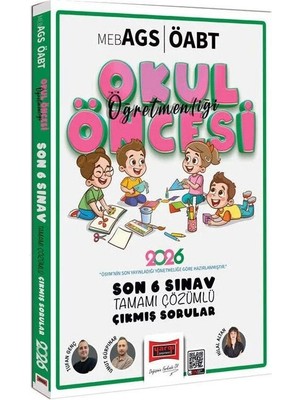 Anla Kazan Yayınları Yargı 2026 Öabt Meb-Ags Okul Öncesi Öğretmenliği Çıkmış Sorular Son 6 Sınav Çözümlü