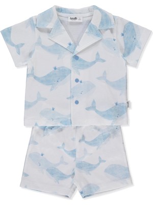 Bebetto Süprem Pijama Takımı 2li (Sweet Pyjamas/25-Whales) Mavi