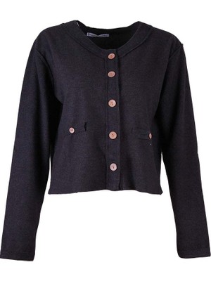 Trender 26KI40000048 Antrasit Kadın Hırka 6502