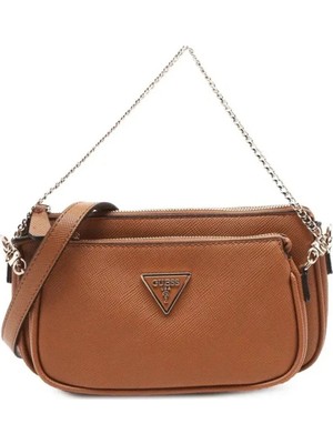 Guess Logolu Iki Parçalı Noelle Suni Deri Omuz Çantası  HWZG9672710
