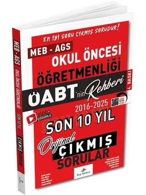 Anla Kazan Yayınları Dizgikitap 2026 Öabt Meb-Ags Nin Rehberi Okul Öncesi Öğretmenliği Çıkmış Sorular Son 10 Yıl Çözümlü