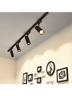 Empressco 3'lü 30W LED Ray Spot Seti, Siyah, Modern ve Şık Aydınlatma Çözümü
