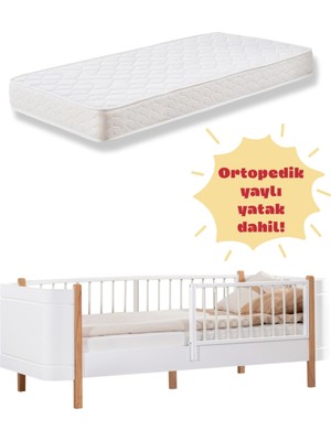 Miracool Perla Karyola & Ortopedik Yaylı Yatak Dahil / %100 Mdf